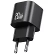 USAMS hálózati töltő JO Series CC260 20W USB-C + 1m USB-C/USB-C kábel, fehér