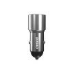 Dudao USB / USB autós töltő Type C Power Delivery Quick Charge 22.5 W, szürke (R4PQ)