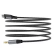 Dudao audio cable Lightning - mini jack 3.5mm 1m gray (L11PRO)