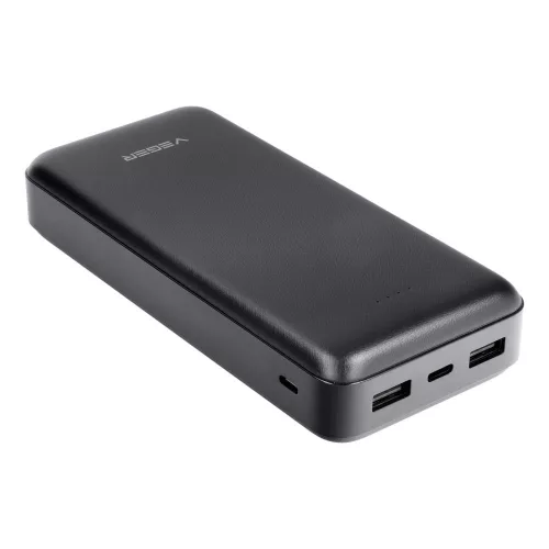VEGER powerbank 20 000 mAh 2A A20 (W2015), fekete