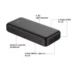 VEGER powerbank 20 000 mAh 2A A20 (W2015), fekete