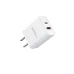 VEGER hálózati töltő USB A + Type C PD QC3.0 3A 30W VLS302U, fehér