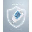 VEGER hálózati töltő USB A + Type C PD QC3.0 3A 30W VLS302U, fehér