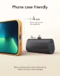 VEGER powerbank 5 000 mAh beépített csatlakozóval Lightning PD QC3.0 3A 20W PlugOn (W0556P), fekete