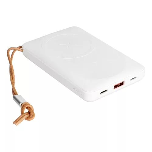 VEGER powerbank 10 000 mAh indukciós töltéssel MagSafe PD QC3.0 2A 20W MagOn (VP1151/W1151), fehér