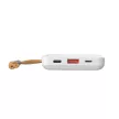 VEGER powerbank 10 000 mAh indukciós töltéssel MagSafe PD QC3.0 2A 20W MagOn (VP1151/W1151), fehér