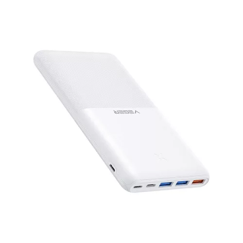 VEGER powerbank 20 000 mAh PD QC3.0 3A 20W S22 (W2060), fehér