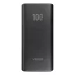 VEGER powerbank 20 000 mAh PD QC3.0 5A 100W T100 (W2032C-100), fekete