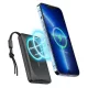 VEGER powerbank 10 000 mAh indukciós töltéssel, MagSafe PD QC3.0 2A 20W MagOn (VP1151/W1151) fekete