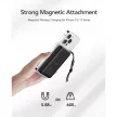 VEGER powerbank 10 000 mAh indukciós töltéssel, MagSafe PD QC3.0 2A 20W MagOn (VP1151/W1151) fekete