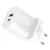 VEGER hálózati töltő USB + USB-C + vezeték nélküli töltő kompatibilis Apple Watch PD QC3.0 3A 25W W002E, fehér