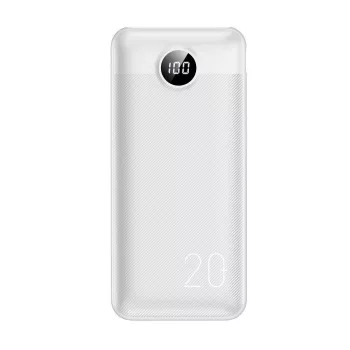   VEGER powerbank 20 000 mAh PD QC3.0 2A20W L20S (VP2039PD/W2039PD), fehér