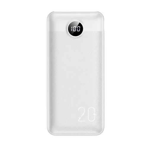 VEGER powerbank 20 000 mAh PD QC3.0 2A20W L20S (VP2039PD/W2039PD), fehér