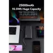 VEGER powerbank 25 000 mAh beépített kábellel Type C / Lightning PD 130W TCE130 (W2503), fekete