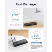 VEGER powerbank 25 000 mAh beépített kábellel Type C / Lightning PD 130W TCE130 (W2503), fekete