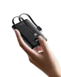 VEGER powerbank 10 000 mAh beépített kábelekkel USB-C/Lightning PD QC3.0 2A 22,5W C11 (W1170), fekete