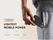 VEGER powerbank 10 000 mAh beépített kábelekkel USB-C/Lightning PD QC3.0 2A 22,5W C11 (W1170), fekete
