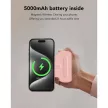 VEGER powerbank 5 000 mAh MagSafe PD QC3.0 20W Tourist (W0569), fekete