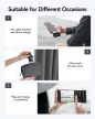 VEGER powerbank 5 000 mAh beépített csatlakozókkal Type C PlugOn PD QC3.0 3A 20W W0558, fekete