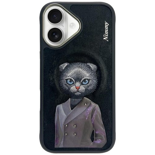 Nimmy Magnetic fashion cute pet  MagSafe iPhone 16 tok, fekete