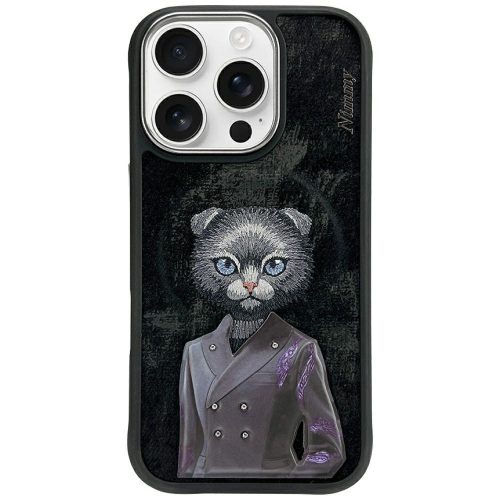Nimmy Magnetic fashion cute pet MagSafe iPhone 16 Pro tok, fekete