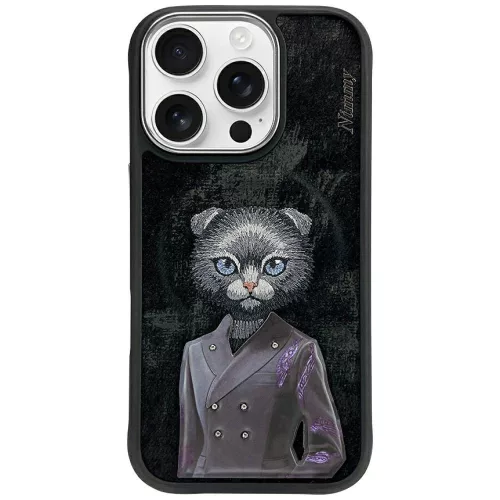 Nimmy Magnetic fashion cute pet MagSafe iPhone 16 Pro Max tok, fekete