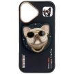 Nimmy Glasses Cool Cat iPhone 16 tok, fekete