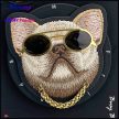 Nimmy Glasses Cool Cat iPhone 16 tok, fekete