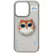 Nimmy Glasses Cool Cat iPhone 16 Pro Max tok, szürke