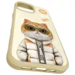 Nimmy Case iPhone 15 6.1" Cool&Cute 2.0 Cat tok, khaki