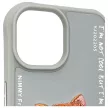 Nimmy Case iPhone 15 6.1" Glasses Cool Cat tok, szürke