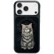 Nimmy Lucky Fashion Cat MagSafe iPhone 17 Pro tok, fekete