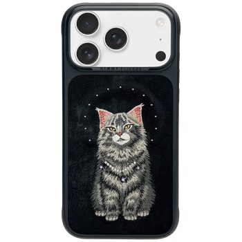   Nimmy Lucky Fashion Cat MagSafe iPhone 17 Pro Max tok, fekete