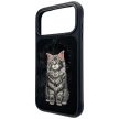 Nimmy Lucky Fashion Cat MagSafe iPhone 17 Pro Max tok, fekete