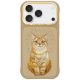 Nimmy Lucky Fashion Cat MagSafe iPhone 17 Pro Max tok, barna