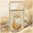 Nimmy Lucky Fashion Cat MagSafe iPhone 17 Pro tok, barna
