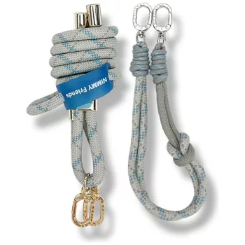   Set crossbody + handstrap Nimmy Cool&Cute 2.0 nyak- és csuklópánt, szürke