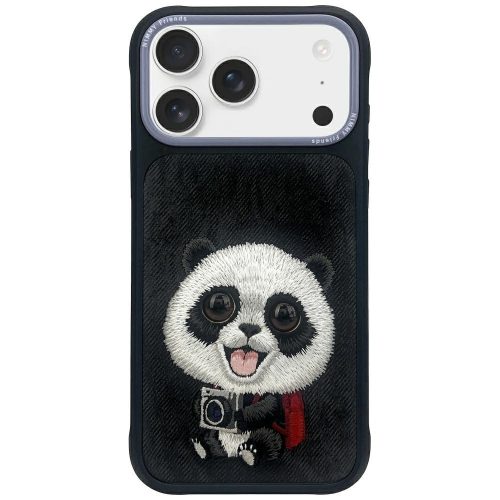 Nimmy Big Eyed Pet 2.0 Panda iPhone 17 tok, fekete