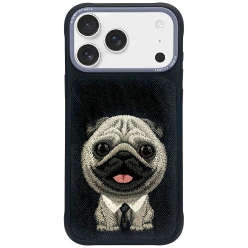 Nimmy Big Eyed Pet 2.0 Dog iPhone 17 Pro tok, fekete
