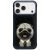Nimmy Big Eyed Pet 2.0 Dog iPhone 17 Pro tok, fekete