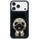 Nimmy Big Eyed Pet 2.0 Dog iPhone 17 Pro tok, fekete