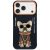 Nimmy Glasses Cool Dog iPhone 17 Pro tok, fekete