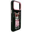 Nimmy Glasses Cool Cat iPhone 17 Pro Max tok, fekete