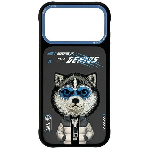 Nimmy Cool&Cute 2.0 Wolf iPhone 17 Pro tok, fekete