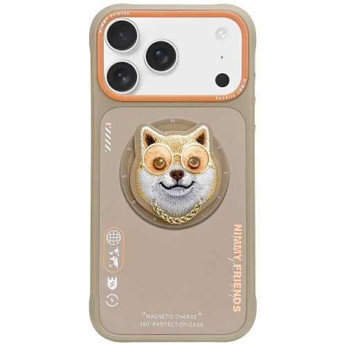 NIMMY case GLASSES COOL DOG MagSafe IPHONE 17 tok, bézs