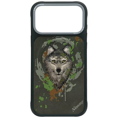 Nimmy Wilk MagSafe iPhone 17 Pro Max tok, sötétszürke