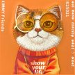 Nimmy Glasses Cool Cat iPhone 17 Pro tok, narancs