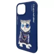 Nimmy iPhone 15 6.1" Glasses Cool Cat tok, kék