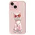 Nimmy Case iPhone 15 6.1" Glasses Cool Cat tok, rózsaszín