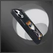 Nimmy Case iPhone 15 Pro 6.1" Glasses Cool Cat tok, fekete